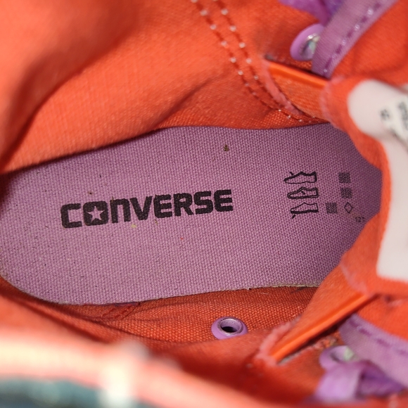 Converse All Star High Top Sneaker Double Lace Size 11 Junior - Picture 4 of 14